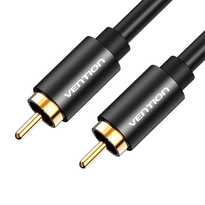 Product Καλώδιο RCA (Coaxial) male to male Vention VAB-R09-B200, 2m (black) base image