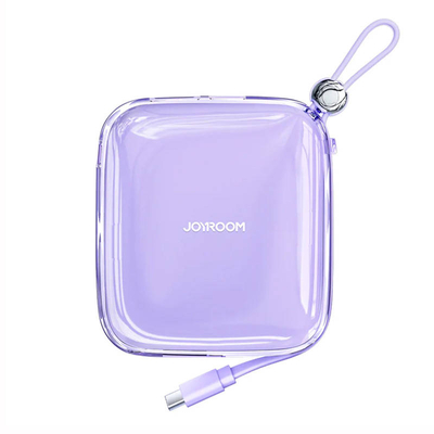 Product Powerbank Joyroom JR-L004 Jelly 10000mAh, USB C (Purple) base image