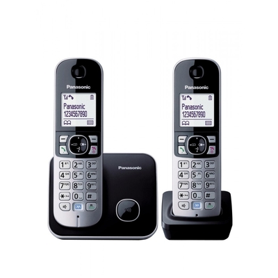 Product Ασύρματο Τηλέφωνο Panasonic KX-TG6812 Dect/Black base image