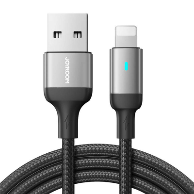 Product Καλώδιο USB to USB-A/Lightning/2.4A/2m Joyroom S-UL012A10 (black) base image
