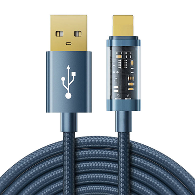 Product Καλώδιο USB to USB-A/Lightning/2.4A/1.2m Joyroom S-UL012A12 (blue) base image