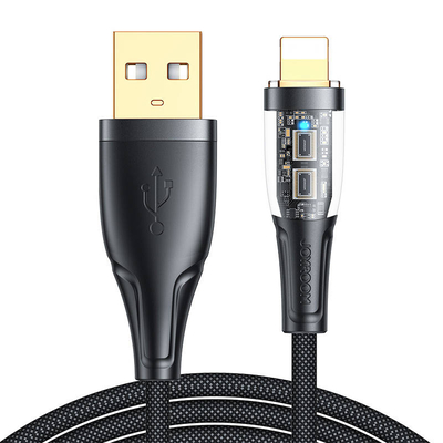 Product Καλώδιο USB to USB-A/Lightning/2.4A/1.2m Joyroom S-UL012A3 (black) base image