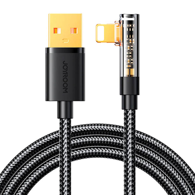 Product Καλώδιο USB Angle to USB-A/Lightning/1.2m Joyroom S-UL012A6 (black) base image