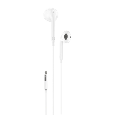 Product Ακουστικά Handsfree In-ear Foneng T34 mini jack 3.5mm remote control (white) base image