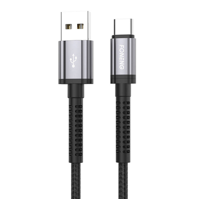 Product Καλώδιο USB Foneng X83 to USB-C 2.1A 1m (black) base image