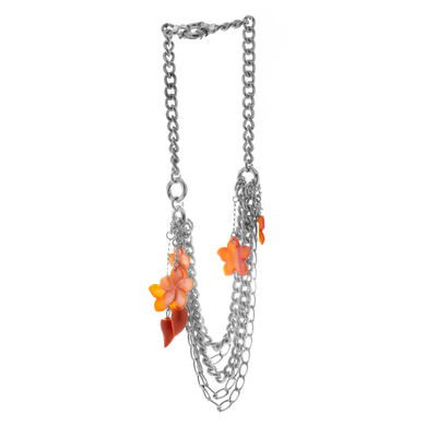 Product Γυναικείο Κολιέ Folli Follie 2N9S005Po (27cm) από Ασήμι Silver base image