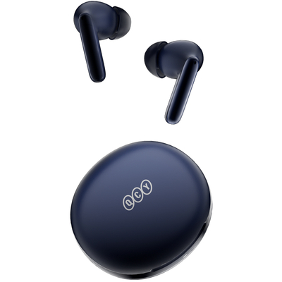 Product Bluetooth Handsfree Qcy T13 ANC 2 Blue - TWS 28dB active noise canceling 10mm drivers, BT 5.3 30 hours base image
