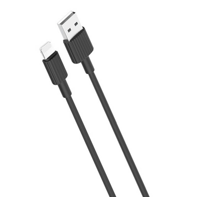 Product Καλώδιο USB to Lightning XO NB156 2.1A 1m (black) base image