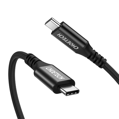 Product Καλώδιο USB-C to USB-C 3.1 Choetech XCC-1007 100W 2m (black) base image