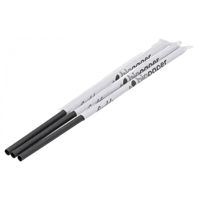 Product Καλαμάκια Bio Paper Plus Σπαστό, Χάρτινο, Ντυμένο, Μαύρο, 250Τμχ base image