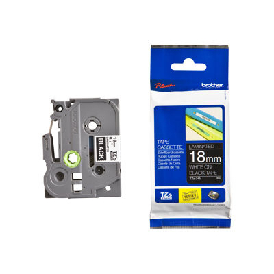 Product Μελανοταινία Brother TZe345 18mm bla/White base image