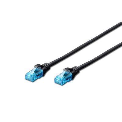 Product Καλώδιο Δικτύου Digitus RJ45/RJ45 U/UTP kat. 5e 5,0m AWG 26/7 PVC Black base image