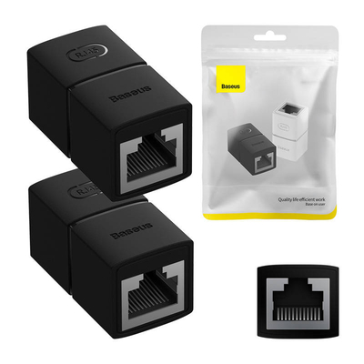 Product Αξεσουάρ Δικτύου Cable Connector Baseus, 2 pcs, AirJoy Series (black) base image