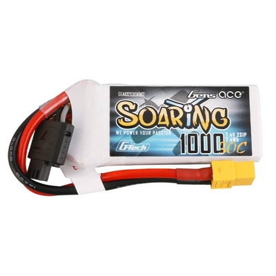 Product Μπαταρία Gens Ace G-Tech Soaring 1000mAh 7.4V 30C 2S1P XT60 base image