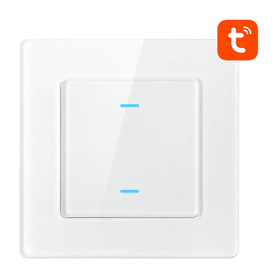 Product Διακόπτης Τοίχου Smart Light Switch WiFi Avatto N-TS10-W2 2 Way TUYA (white) base image