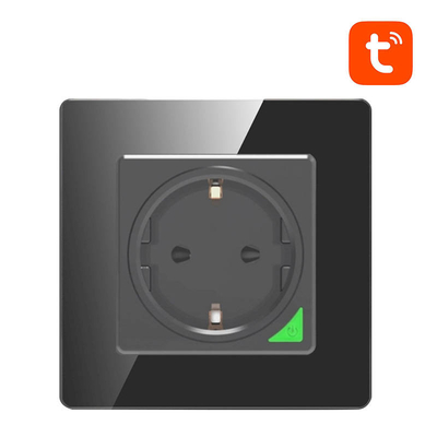Product Πρίζα Smart WiFi Wall Avatto N-WOT10-EU-B TUYA (black) base image