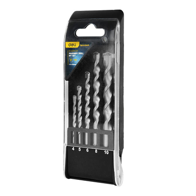 Product Τρυπάνια Masonry Drill Bit Set Deli Tools EDH-JGZ005-ED1 base image
