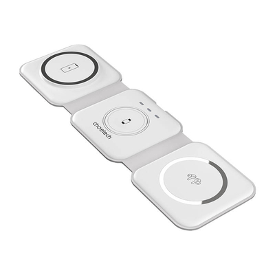 Product Ασύρματος Φορτιστής Choetech T588-F 3in1 Magnetic 15W (white) base image