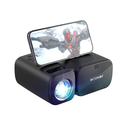 Product Projector BlitzWolf BW-V3 Mini LED beamer Wi-Fi + Bluetooth (black) base image