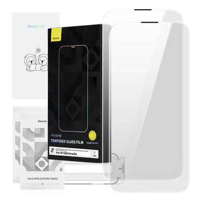 Product Screen Protector Baseus Corning for iPhone 13/13 Pro/14 with built-in dust filter base image
