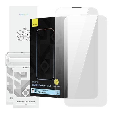 Product Screen Protector Baseus Corning for iPhone 14 Pro with built-in dust filter base image