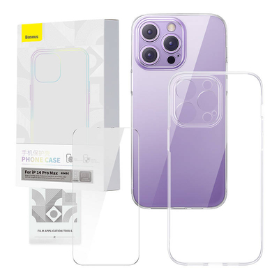 Product Θήκη Transparent and Tempered Glass set Baseus Corning για iPhone 14 Pro Max base image