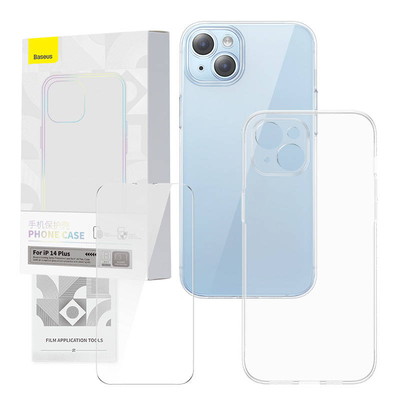 Product Θήκη Transparent and Tempered Glass set Baseus Corning για iPhone 14 Plus base image