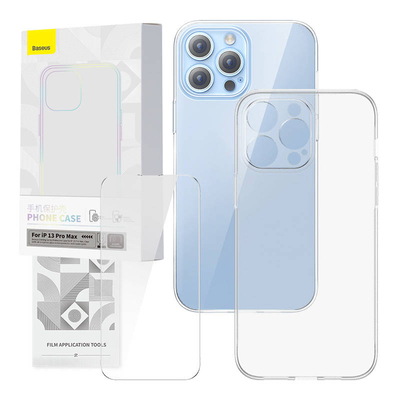 Product Θήκη Transparent and Tempered Glass set Baseus Corning για iPhone 13 Pro Max base image