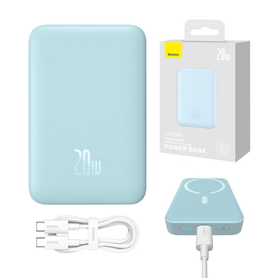 Product Powerbank Baseus Magnetic Mini 10000mAh 20W MagSafe (blue) base image