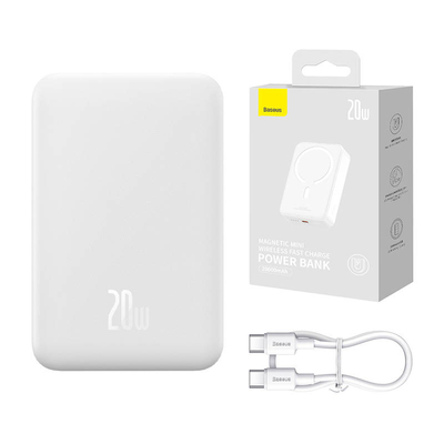 Product Powerbank Baseus Magnetic Mini 20000mAh 20W MagSafe (white) base image