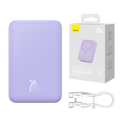 Product Powerbank Baseus Magnetic Mini 20000mAh 20W MagSafe (purple) base image