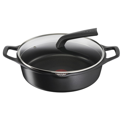 Product Κατσαρόλα με Καπάκι Tefal E2497244 Μαύρο ? 28 cm base image