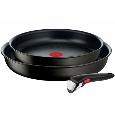 Product Σετ Τηγάνια Tefal INGENIO UNLIMITED ? 22 cm ? 26 cm Μαύρο base image