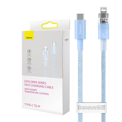Product Καλώδιο USB-C to Lightning Baseus Explorer Series 1m 20W (blue) base image