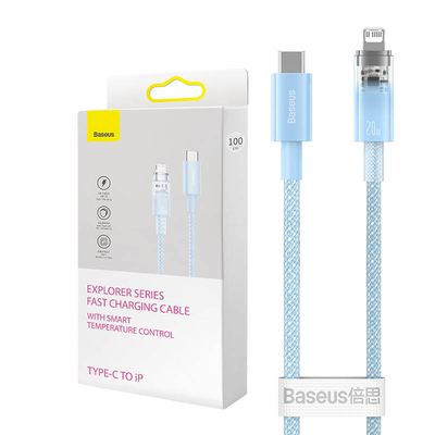 Product Καλώδιο USB-C to Lightning Baseus Explorer Series 2m 20W (blue) base image