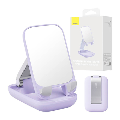 Product Βάση Κινητών Baseus with mirror (purple) base image