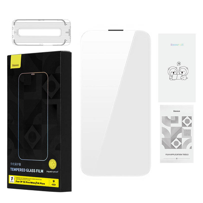 Product Screen Protector Baseus 0.4mm Iphone 13 Pro Max/14 Plus + cleaning kit base image