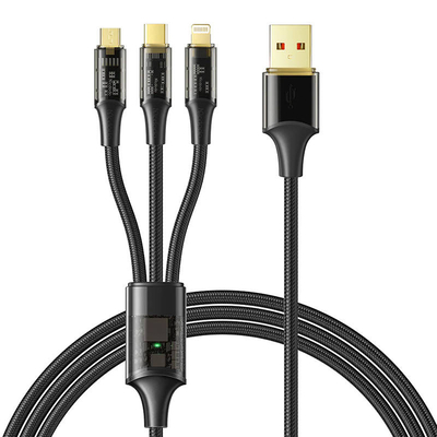 Product Καλώδιο USB 3in1 to USB-C/Lightning/Micro USB Mcdodo CA-3330 1.2m (Black) base image
