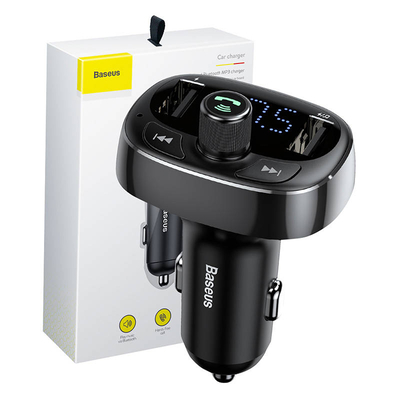 Product FM Transmitter Baseus T-typed S-09 Bluetooth (black) base image
