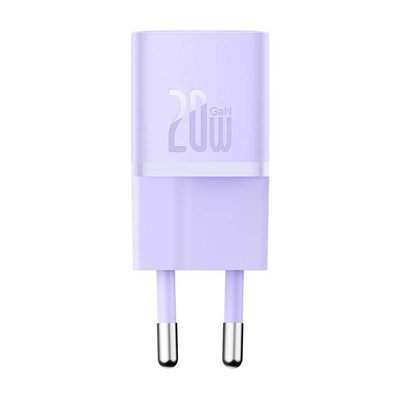 Product Φορτιστής Πρίζας Mini Baseus GaN5 20W (purple) base image