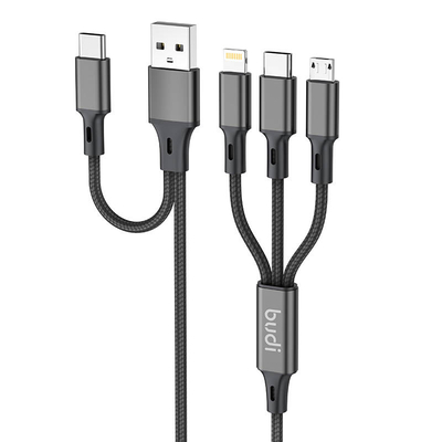 Product Καλώδιο USB Budi Multi Charging 6 IN 1 base image