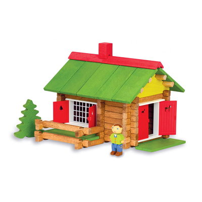 Product Μινιατούρα Jeujura My Wooden Chalet 100 Τεμάχια Playset base image