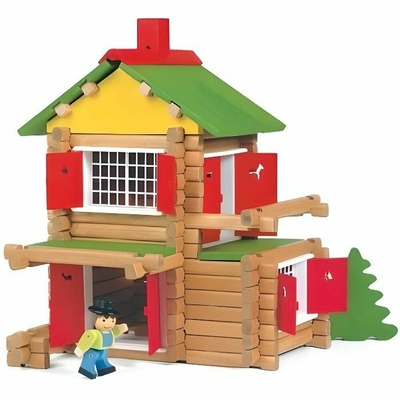Product Παιχνίδι Μινιατούρα Jeujura My Wooden Chalet 135 Τεμάχια base image