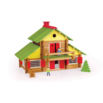 Product Τουβλάκια Jeujura My Wooden Chalet 8005 240 Τεμάχια base image