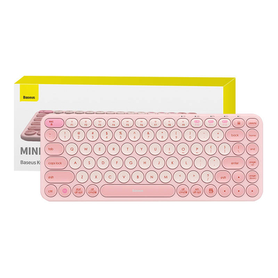 Product Πληκτρολόγιο Ασύρματο Baseus K01A Tri-Mode Baby Pink base image