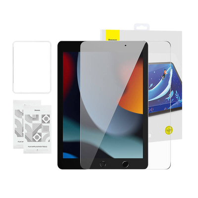 Product Screen Protector για Tablet Baseus Crystal 0.3 mm for iPad Pro/Air3/ 10,2" iPad 7/8/9 (2szt.) + cleaning kit base image