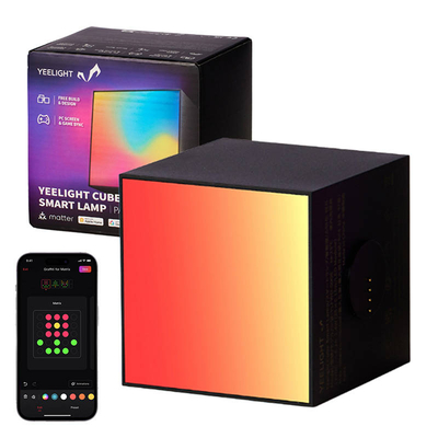 Product Διακοσμητικό Φωτιστικό Yeelight Smart Cube Light Gaming Lamp Panel (Μαύρο) base image