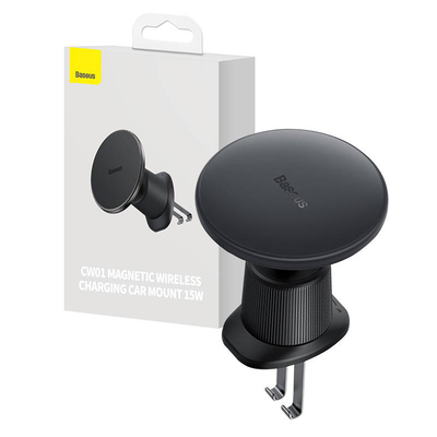 Product Βάση Στήριξης Smartphone magnetic Baseus with wireless charging CW01 (Black) base image
