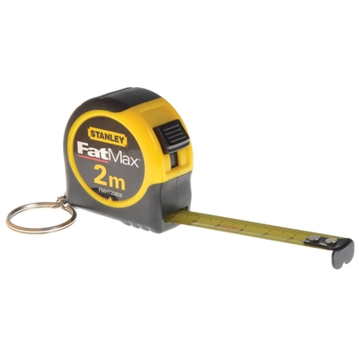 Product Μέτρο Tαινιών Stanley FatMax Μπρελόκ-αλυσίδα Mini Φυσικό καουτσούκ ABS (2 m x 13 mm)  base image
