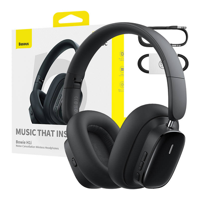 Product Headphones with Noise-Cancellation Baseus Bowie H1i (Black) base image